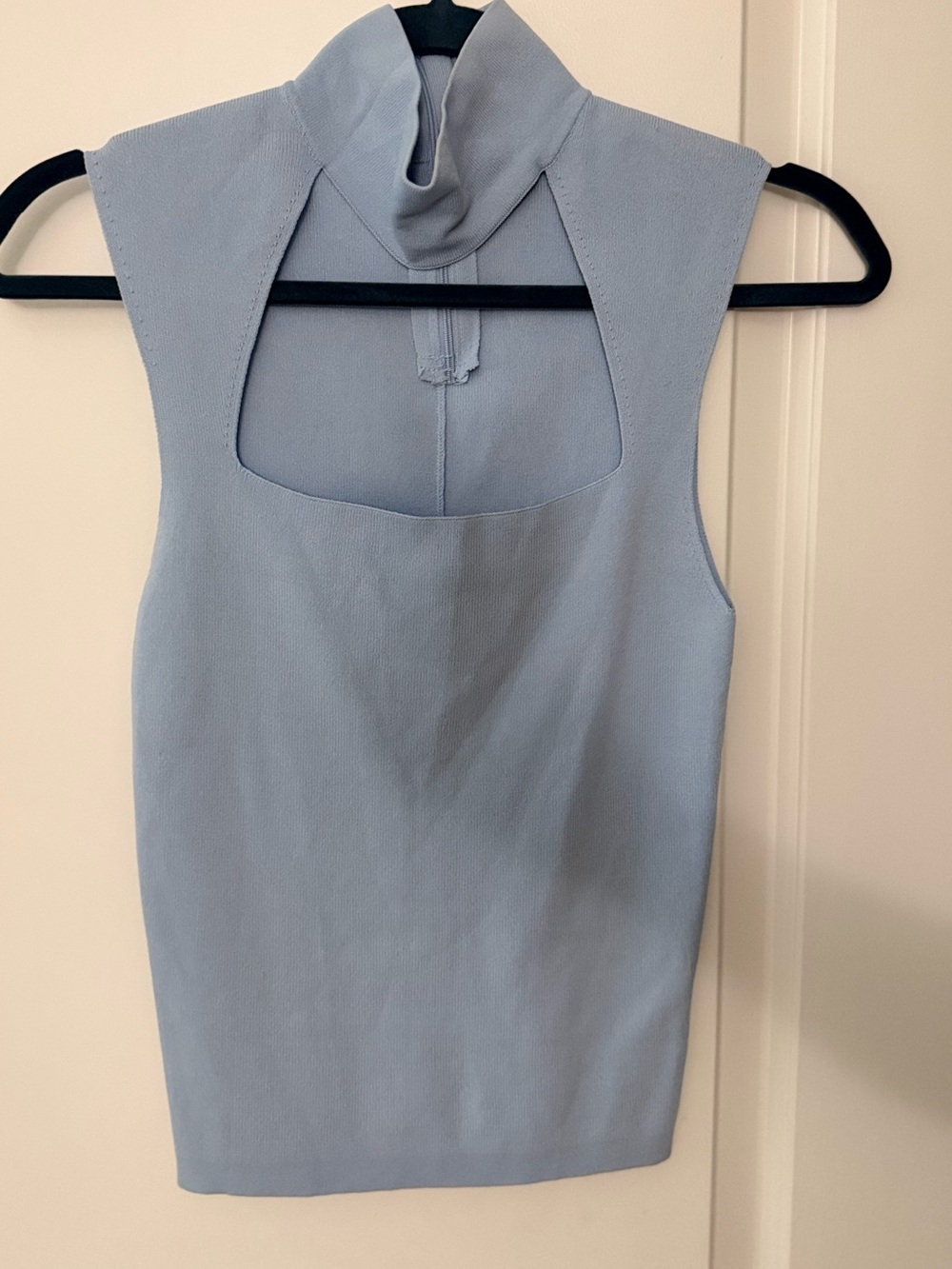 Zara blue size sleeveless top
